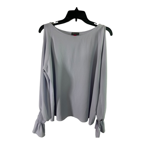 Vince Camuto Spring Romance Blouse Size Small Lilac Color P503 - Picture 3 of 7